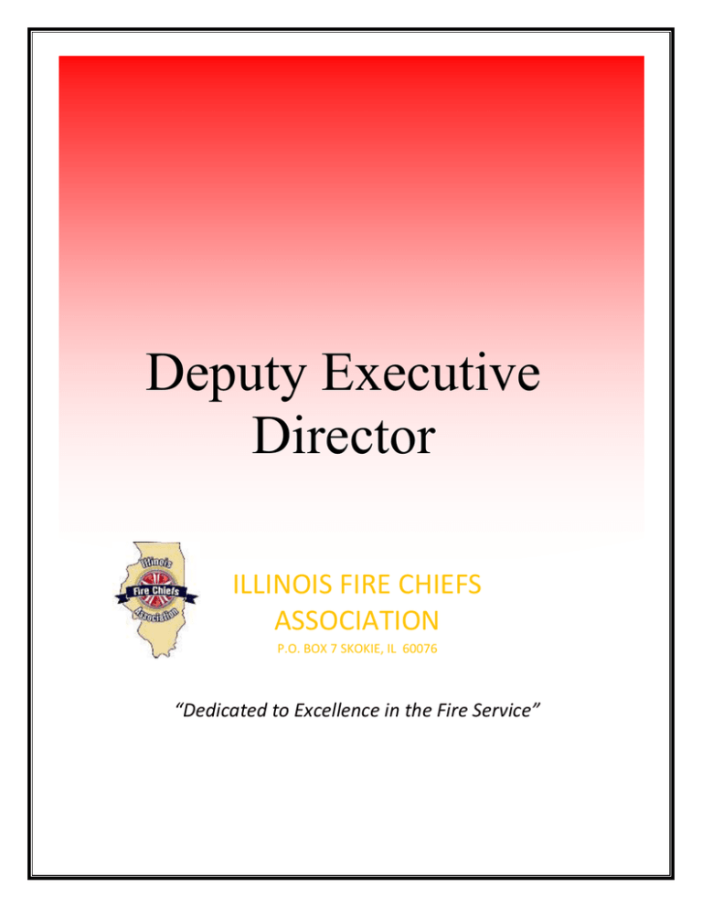 Deputy Executive Director Illinois Fire Chiefs Association