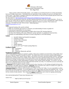 Newsletter/Syllabus