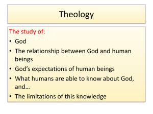 Prof. Cooper's Christianity Powerpoint