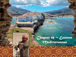 People and Their Environment: the Eastern Mediterranean