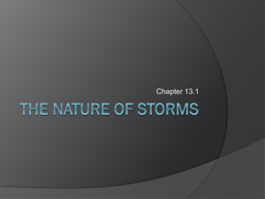 The nature of storms
