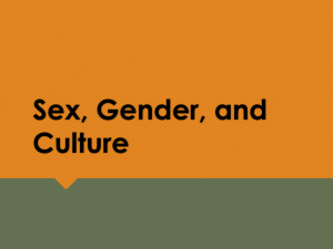 Sex, Gender, and Culture