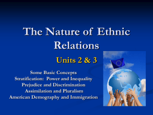 The Nature of Ethnic Relations