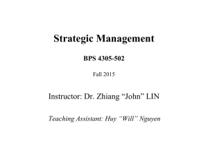 Organizational Decision Making OB 6333-501