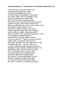 Hamlet's Soliloquies: Grief, Revenge, and Mortality