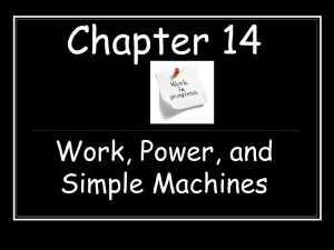 Work and Power