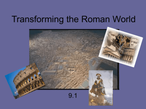 Transforming the Roman World