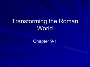Transforming the Roman World: Germanic Kingdoms & Church