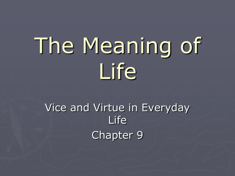 What Is The Meaning Of Life Examples