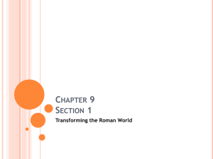 Transforming the Roman World: Germanic Kingdoms & Church