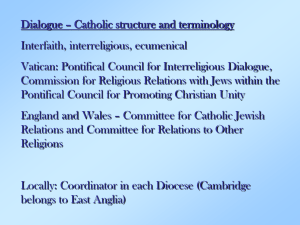 MGFS: Short Presentation - The Catholic Church for England and