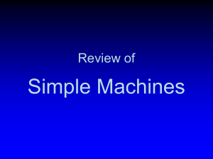Simple Machines Review