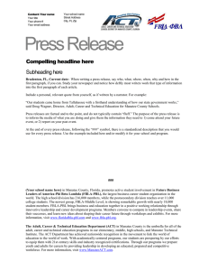 Word - Adult, Career & Technical Education