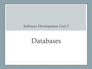 Databases
