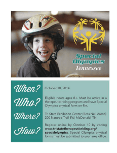 2014 Tennessee State Special Olympics Horse Show Saturday