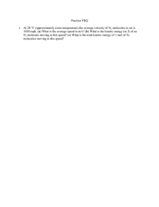 Chemistry Practice Problems: Kinetics & Thermochemistry