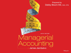 Pricing & Profitability: Managerial Accounting Presentation