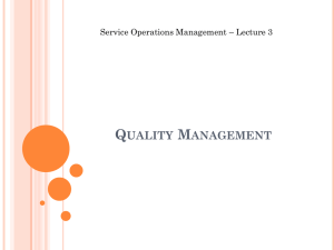 Quality Management