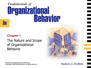 Fundamentals of Organizational Behavior 3e.