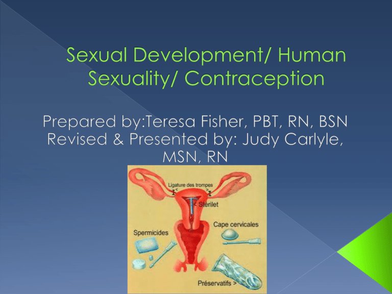 Sexual Development Human Sexuality Contraception 7781