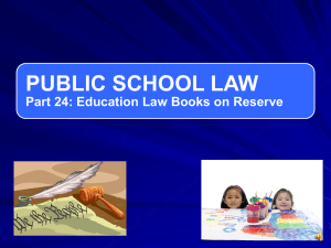 The Study of Law