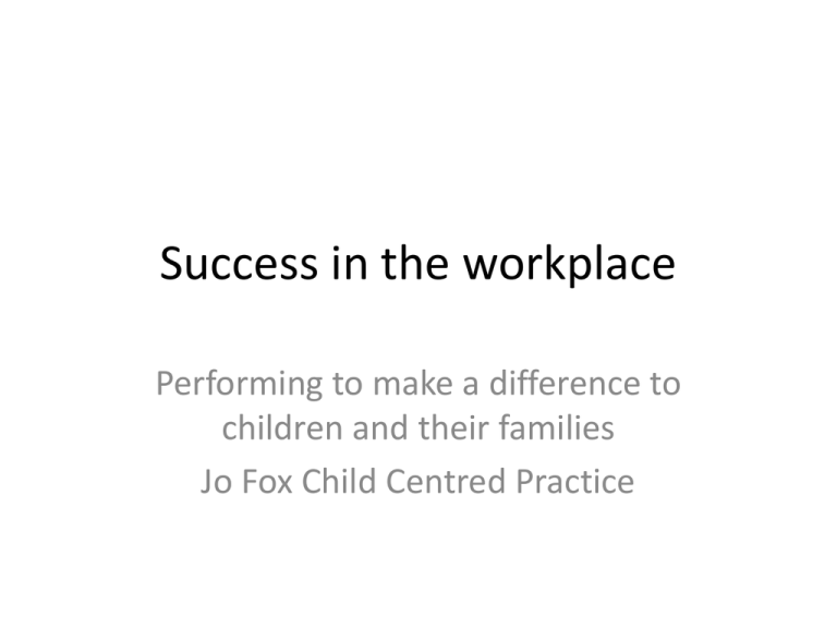 success-in-the-workplace