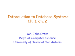 Introduction to Database Systems