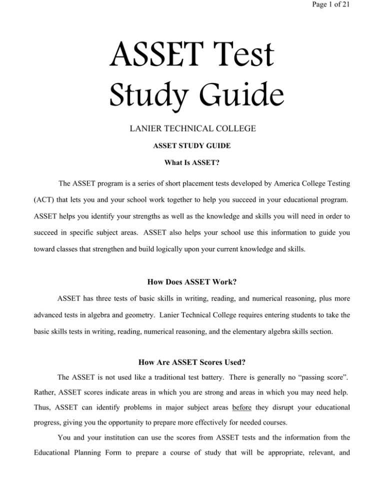 asset-test-study-guide-lanier-technical-college