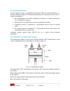 IC Engines: Otto, Diesel, Dual Cycles & Air Standard Assumptions