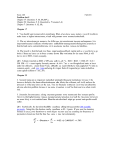 Econ 340  Fall 2011 Chapter 17: Questions 5, 11, 14; QP 2;