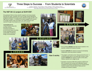 Three Steps to Success  - From Students to Scientists