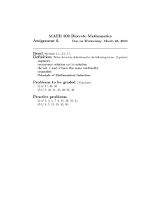 MATH 302 Discrete Mathematics Assignment 6. Read Definition