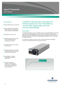 eSure™ Converter