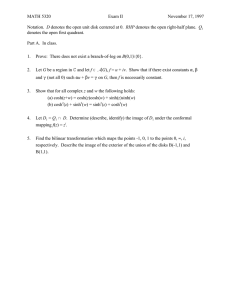 MATH 5320 Exam II November 17, 1997 D