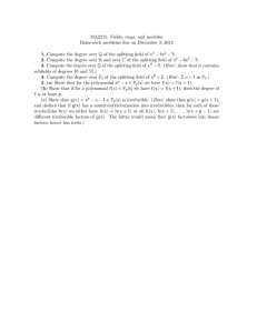 MA2215: Fields, rings, and modules