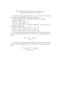 2BA1: Mathematics for Students in Computer Science