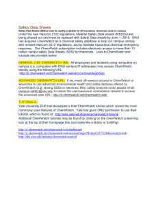 Safety Data Sheets