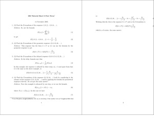 2E2 Tutorial Sheet 6 First Term so 3z 6z