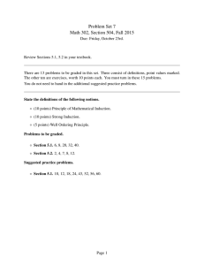 Problem Set 7 Math 302, Section 504, Fall 2015