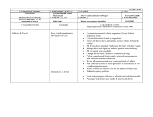 FS-6700-7 (11/99) U.S. Department of Agriculture 1. WORK PROJECT/ACTIVITY