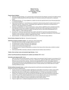 Human Services Advisory Council Year September 22, 2011 AGENDA