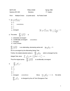 MATH 253 FINAL EXAM Spring 1998 Sections 501-503