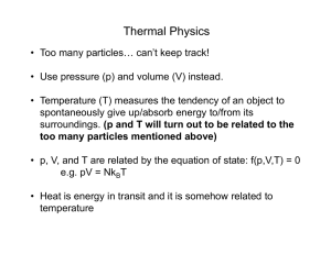 Thermal Physics