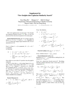 Supplement for “New Insights into Laplacian Similarity Search”