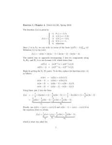 Exercise 1, Chapter 4. (Math 414-501, Spring 2010) 