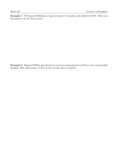 Math 142 Section 1.3 Examples