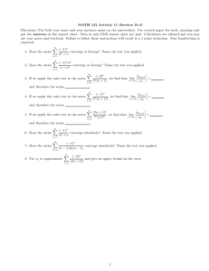 MATH 152 Activity 11 (Section 10.4)