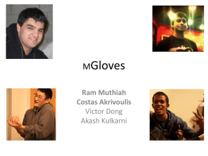 Gloves M Ram Muthiah Costas Akrivoulis
