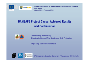 Coordinating Beneficiary Directorate General Fire Safety and Civil Protection