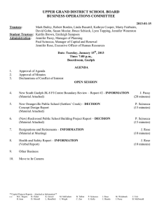 UPPER GRAND DISTRICT SCHOOL BOARD BUSINESS OPERATIONS COMMITTEE